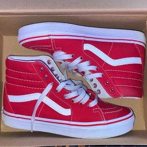 Red Sk8-Hi Vans❣️